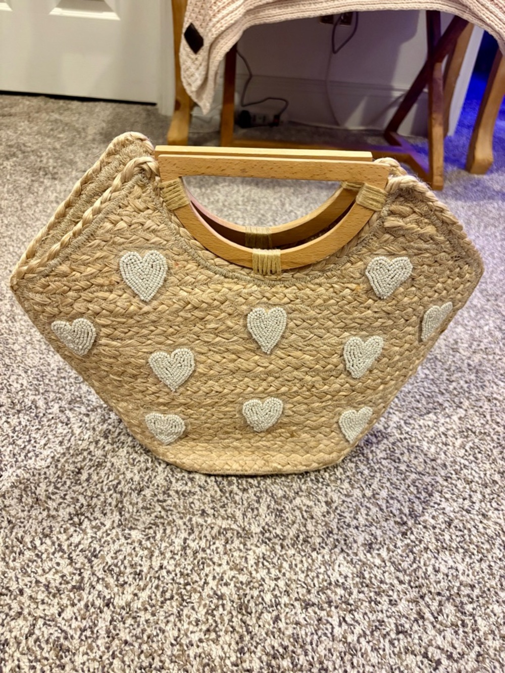Shiraleah Hearts Mini Tote